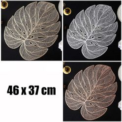PLACEMAT SYNTH.LEAF SHAPE 3S 46*37