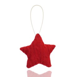 DEC.AK.STAR BURGUNDY BOW 12