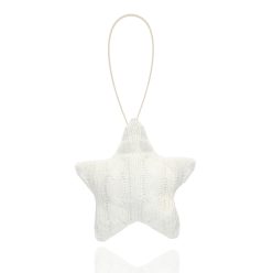 DEC.AK.STAR BOW WHITE 12