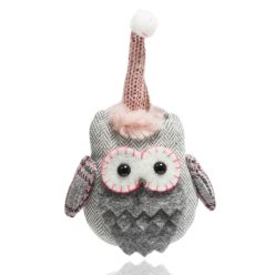 DEC.AK.OWL GREY+PINK 21