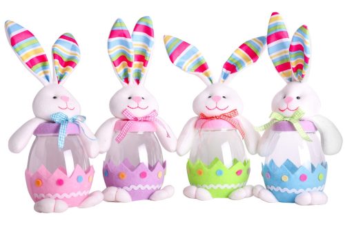 DEK.BUNNY CANDY HOLDER 4S  30