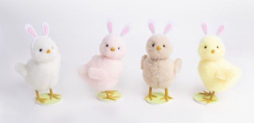 DEK.DUCK STANDING+BUNNY EARS 4S12