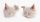 DEC.CRYSTAL DROP EARR.BROWN CIR14