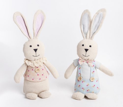 DEK.BUNNY B/G.FL.DRESS2S28