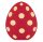 EGG PIR/CREAM DOTTED 14
