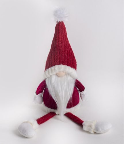 TEXT.NOSE DOLL SANTA RED 54