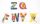 LETTERS ABC 12/POLYBAG BEARS
