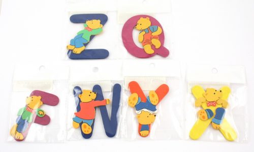 LETTERS ABC 12/POLYBAG BEARS
