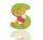 WOODEN LETTER BEAR "S