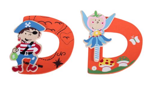 WOODEN LETTER MARITIME "D" 2S