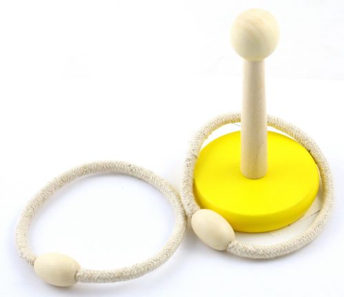 WOODEN RING TOSS GAME     /SZ