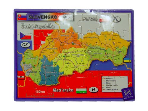 WOODEN PUZZLE/SLOVAKIA