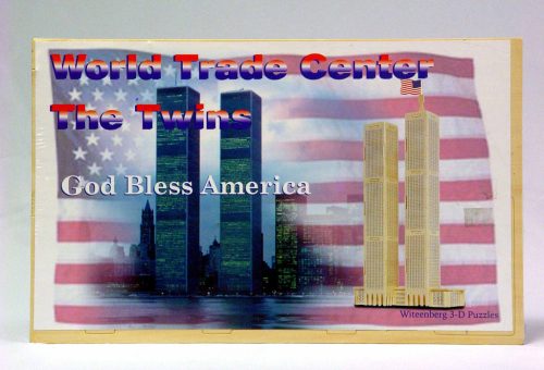 WOODEN PUZZLE WTC 2LAYER