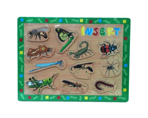 WOODEN BUGS PUZZLE * 11