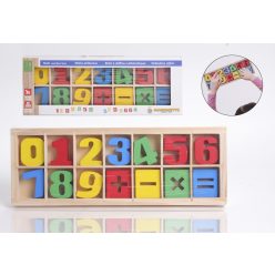 WOODEN NUMBERS*28 IN BOX