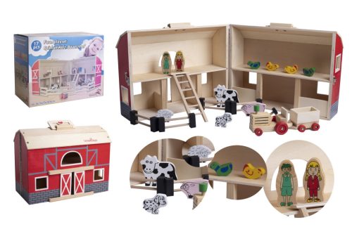 WOODEN FARM SET