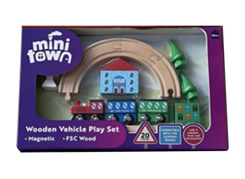 WOODEN TRAIN SET