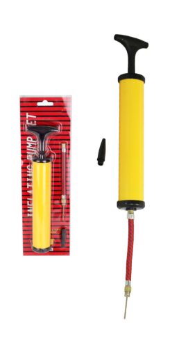FOOTBALL PUMP/25CM+VALVE