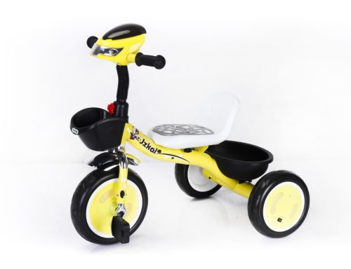 TRICYCLE+BASKET YELLOW