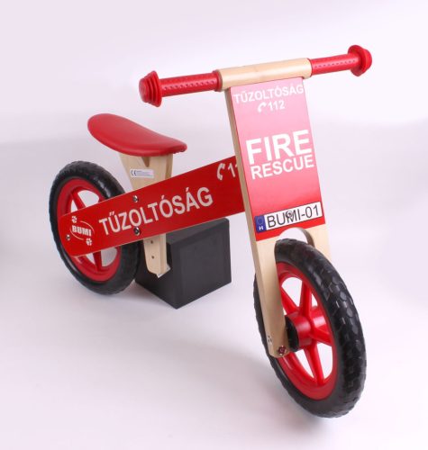 WOODEN BALANCE BIKE "FIRE TRUCK" 83