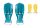 DIVER FINS COLOR /8-11/