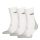 Head unisex sports socks - breathable half-plush sole 3 pairs - white - 35-38