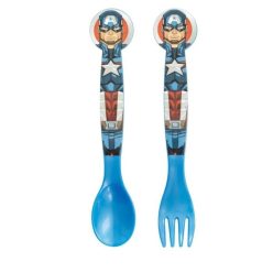 2 PC PP CUTLERY SET IN POLYBAG AVENGERS HERALDIC ARMY
