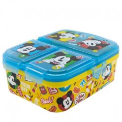  XL Több Rekeszes Téglalap Szendvics Doboz Disney Mickey Egér