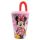 Disney Minnie Mouse plastic straw cup - 430 ml
