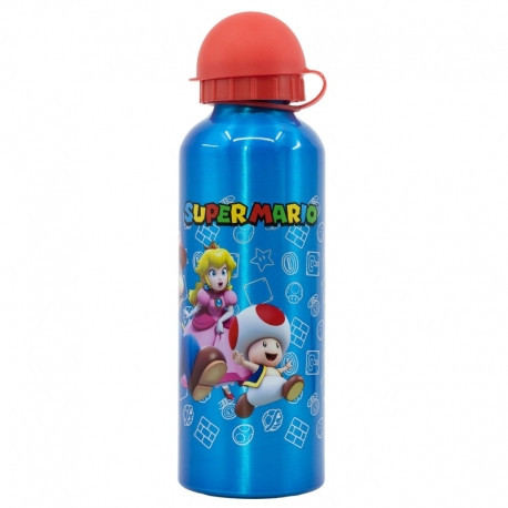 ALUMINUM BOTTLE 530 ML SUPER MARIO