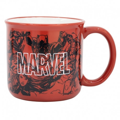 CERAMIC BREAKFAST MUG 415 ML IN GIFT BOX MARVEL PATTERN