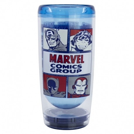 Double-Walled Plastic Premium Cup 705 ML MARVEL AVENGERS (with SmartGrip technology)