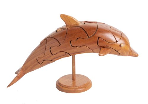 WOODEN PUZZLE 3D DOLPHIN/BASE 24