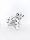 DOG DALMATIAN STANDING 24CM