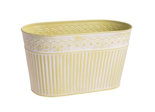 BATH BOWL OVAL WHITE BIRD 21*13