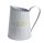 BATH JUG WHITE FLO+GAR 14*12