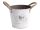 BATH BOWL CIRCLE STRIPE WHITE/ARA 15