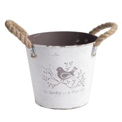 BATH BOWL WHITE BIRD 16*15*12