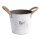 BATH BOWL WHITE BIRD 14*12*10