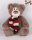 BEAR SITTING GREY+SCARF 28