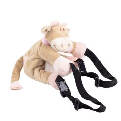 COW-BAG/PINK SCARF 25CM