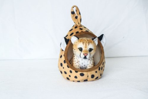 LEOPARD+ACORN HOUSE DOT15/17CM