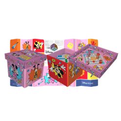   Minnie Egér Játéktároló kosár 20L (4 az 1 ben társasjáték,tároló,napellenző,szék)