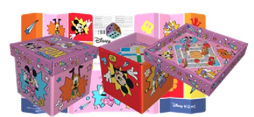 Minnie Mouse Toy Storage Basket 20L (4 in 1 board game, storage, sunshade, chair)