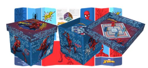 Spiderman Toy Storage Basket 20L (4 in 1 board game, storage, sunshade, chair)
