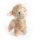 LAMB STANDING WHITE/BROWN 2STEMS 25