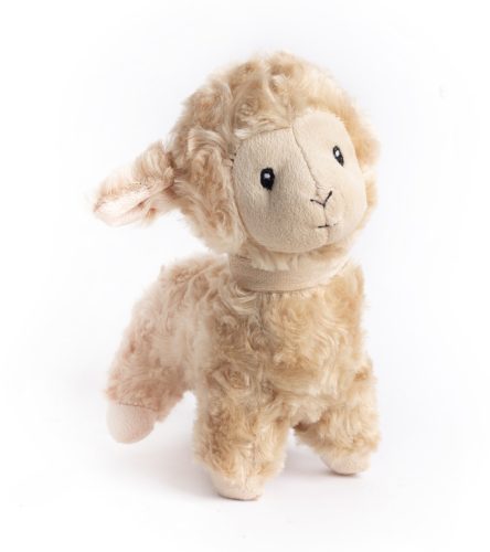 LAMB STANDING WHITE/BROWN 2STEMS 25