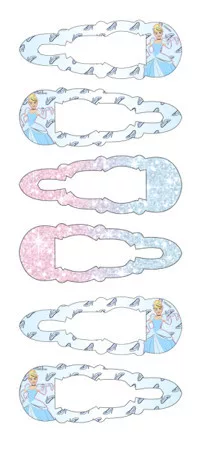 Disney Princesses hair clip set of 3