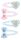 Disney Princesses (Cinderella) glitter hair clip set of 2