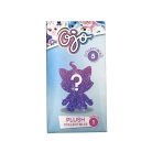 Big-eyed cute plush Cat 10cm high - Purple